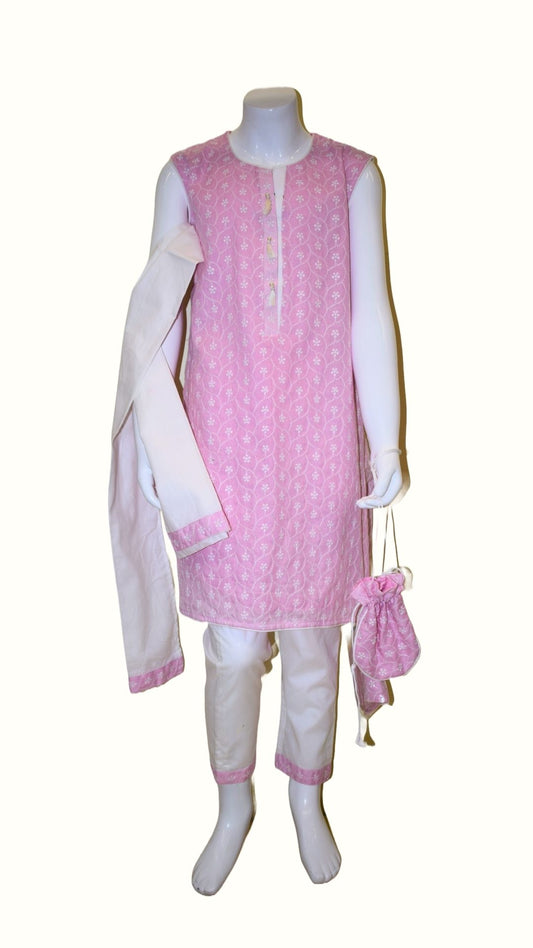 Cotton chicken Kameez with Pants