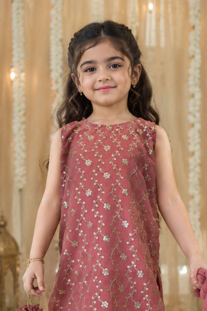 4 - piece embroidered Kameez Suit with Dupatta and Batwa.G10410 (3)