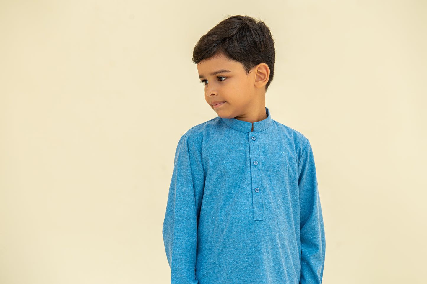 peacock blue kurta shalwar.G4002