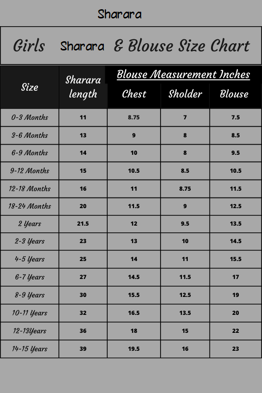 Organza Blouse with sharara - Pinks & Blues 