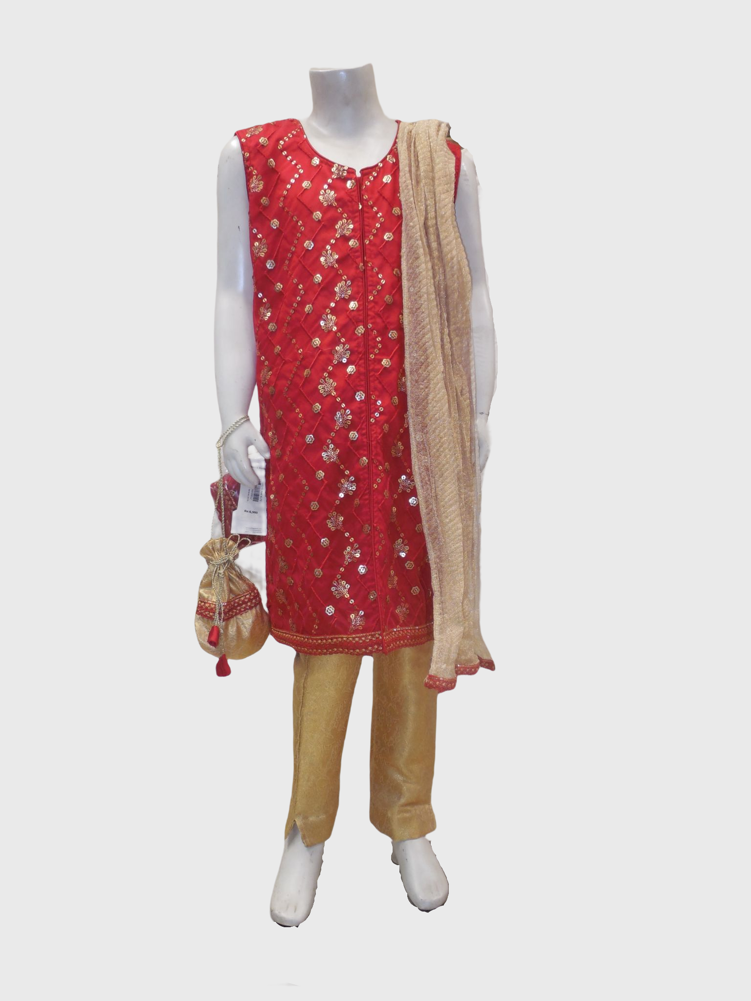 Kameez with Pants - Pinks & Blues 